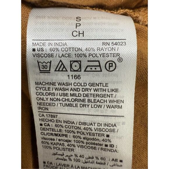 Old Navy Long-Sleeve Pintucked Clip-Dot Mini Swing Dress Size S - Picture 8 of 9